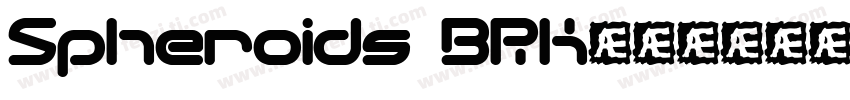 Spheroids BRK字体转换